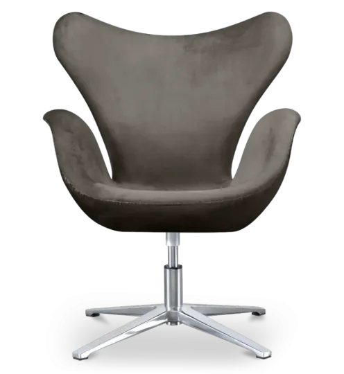 Sean Chair Zilver Grijs Velvet