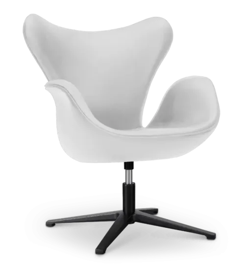 Sean Chair Wit Leer