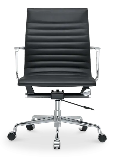 Cavel CD 117 Bureaustoel Zwart Leer