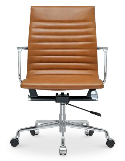 Cavel CD 117 Bureaustoel Cognac Leer