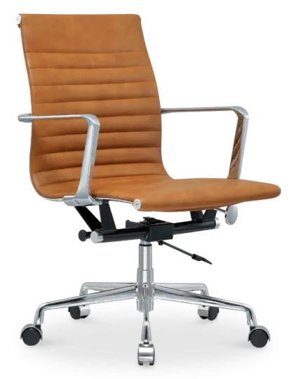 Cavel CD 117 Bureaustoel Cognac Leer