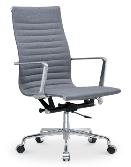 Cavel CD 119 Bureaustoel Grijs Linnen Cavel CD 119 Bureaustoel Grijs Linnen