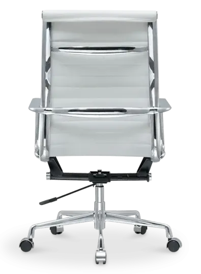 Cavel CD 119 Bureaustoel Wit Leer