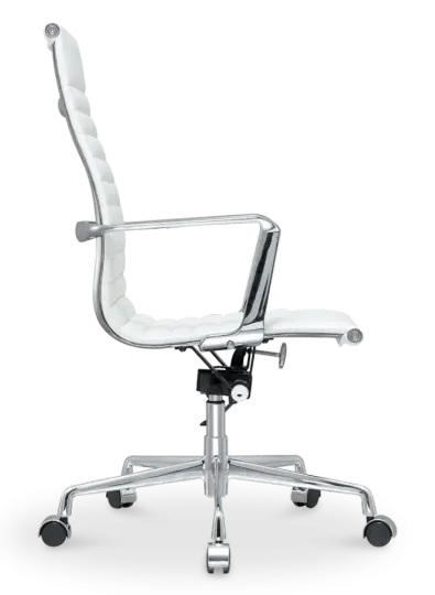 Cavel CD 119 Bureaustoel Wit Leer