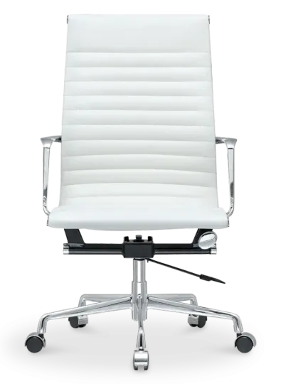 Cavel CD 119 Bureaustoel Wit Leer