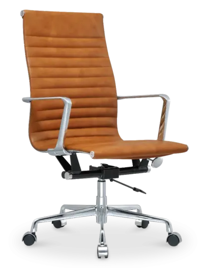 Cavel CD 119 Bureaustoel Cognac Leer