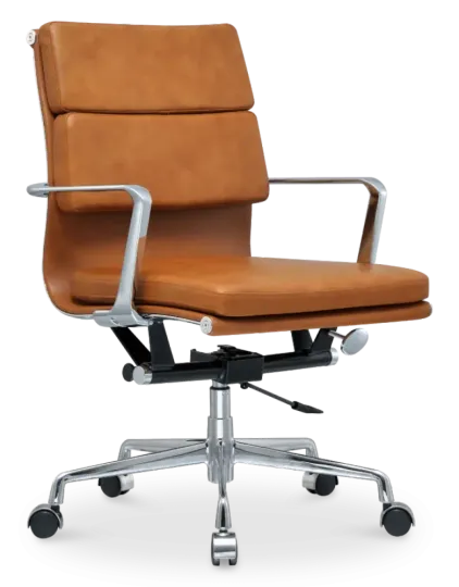 Cavel CD 217 Softpad Bureaustoel Cognac Leer