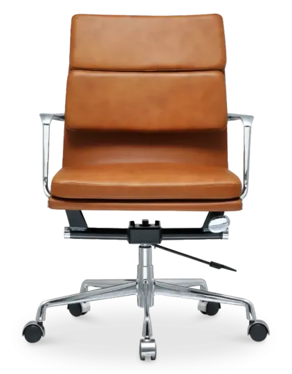 Cavel CD 217 Softpad Bureaustoel Cognac Leer