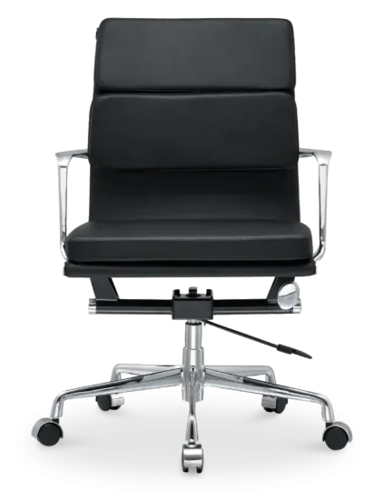 Cavel CD 217 Softpad Bureaustoel Zwart Leer