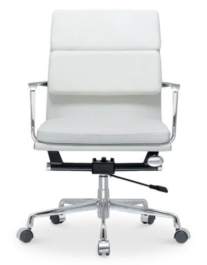 Cavel CD 217 Softpad Bureaustoel Wit Leer Cavel CD 217 Softpad Bureaustoel Wit Leer