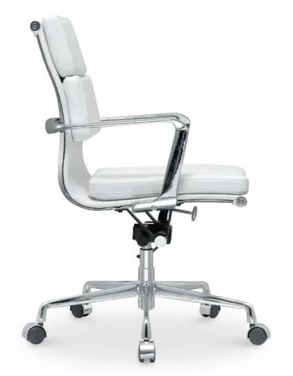 Cavel CD 217 Softpad Bureaustoel Wit Leer Cavel CD 217 Softpad Bureaustoel Wit Leer