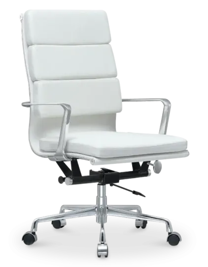 Cavel CD 219 Softpad Bureaustoel Wit Leer