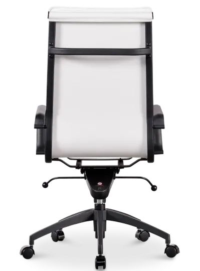 Diamond Softpad Bureaustoel Wit | Hoge Rug