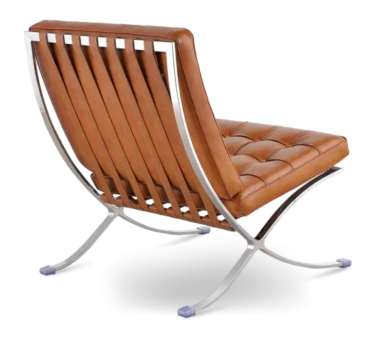 Paviljoen Chair XL Cognac/Bruin Leer