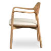 Kennedy Eetkamerstoel | Naturel Essen | Offwhite Zitting