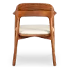 Kennedy Eetkamerstoel | Walnoot | Offwhite Zitting