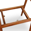 Artson Eetkamerstoel | Walnoot Hout | Wit Boucle