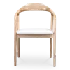 Artson Eetkamerstoel | Essen | Wit Boucle