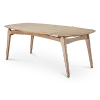 Eettafel Japandi Deens Ovaal Eiken