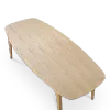 Eettafel Japandi Deens Ovaal Eiken
