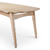Eettafel Japandi Deens Ovaal Eiken