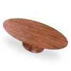 Ovale Tulip Eettafel | Walnoot