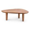 Cavel Kiezel Notenhouten Salontafel