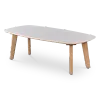 Salontafel Baron Deens Ovaal Wit Keramiek Essen Poten