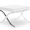 Paviljoen Ottoman Luxe Wit Volleer