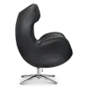 Flag Chair Zwart Leer