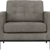 Italo Chair Elegant Silver/Grey Velvet