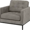 Italo Chair Elegant Silver/Grey Velvet