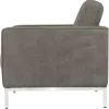 Italo Chair Elegant Silver/Grey Velvet