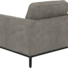 Italo Chair Elegant Silver/Grey Velvet