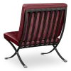 Paviljoen Chair XL Bordeaux Red Velvet | Black Frame