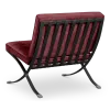 Paviljoen Chair Bordeaux Red Velvet | Black Frame