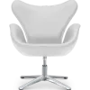 Sean Chair Wit Leer