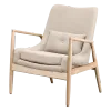 Cavel Flyder Scandinavische Lounge Chair Teddy Taupe Essen
