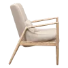 Cavel Flyder Scandinavische Lounge Chair Teddy Taupe Essen