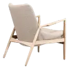 Cavel Flyder Scandinavische Lounge Chair Teddy Taupe Essen