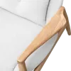 Cavel Flyder Scandinavische Lounge Chair Teddy Wit Essen