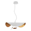 Hanglamp Gulf | Mat Wit / Goud