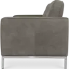 Italo Drie Zits Elegant Silver Grey Velvet
