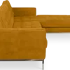 Italo Hoekbank Okergold Velvet (Hoek Links)