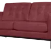 Italo Twee Zits Bordeaux Red Velvet