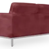 Italo Twee Zits Bordeaux Red Velvet