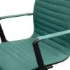 Cavel CD 119 Bureaustoel Groen Linnen | Zwart Frame