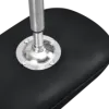 Flegg Ottoman / Hocker Zwart Leer