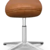 Flegg Ottoman / Hocker Cognac / Bruin Leer