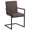 Industriële Eetkamerstoel Kubis Taupe